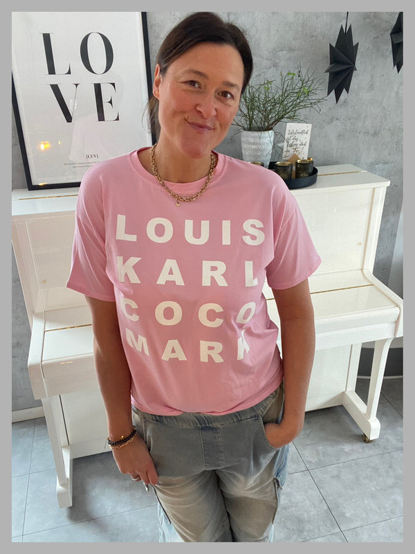 T-Shirt "Louis" in rosa